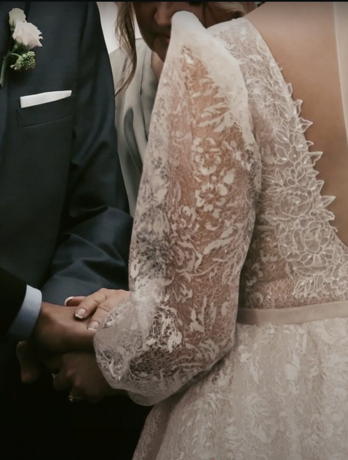 A wedding-day portrait